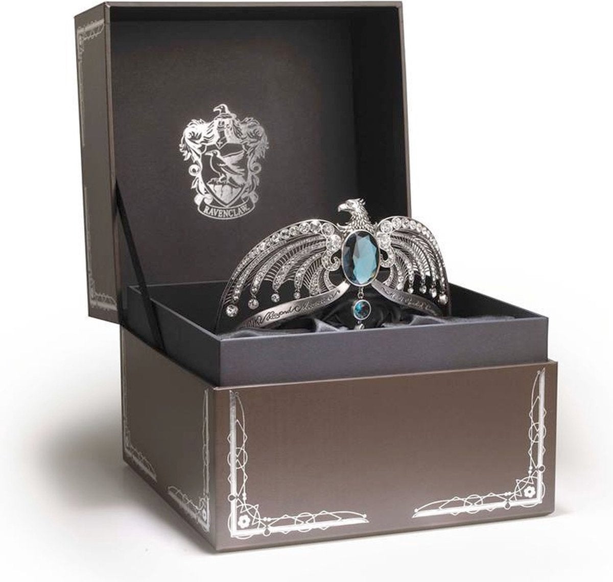 Colección noble diadema de ravenclaw coleccionable de harry potter color plata