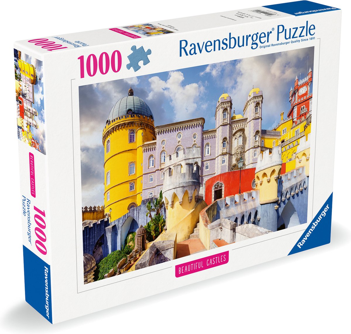 Ravensburger - palã¡cio nacional da pena, portogallo - puzzle - 1000 pezzi