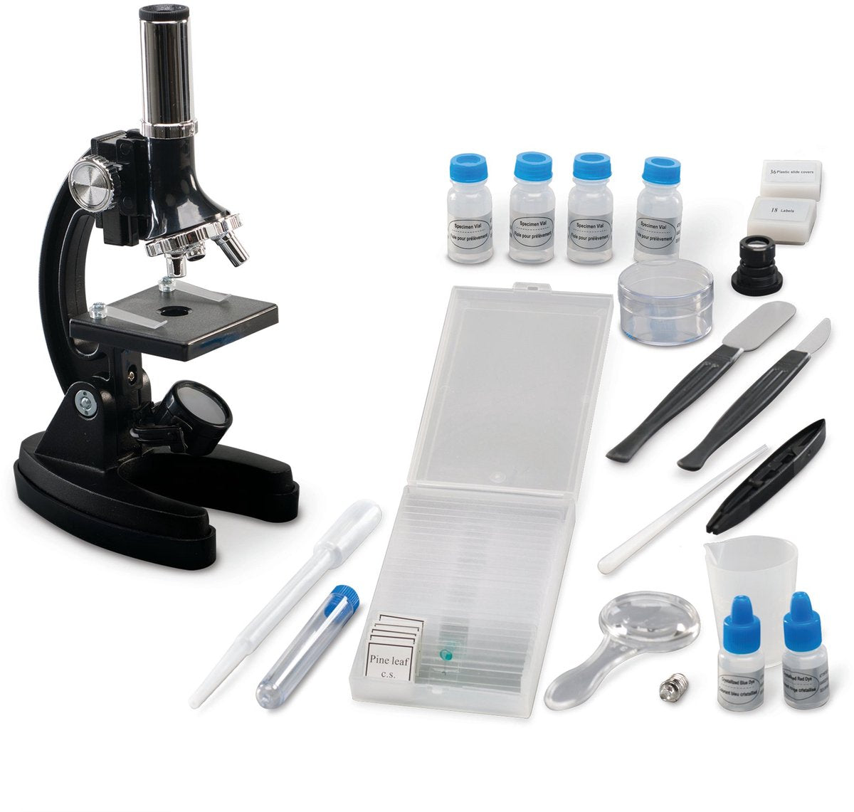 Risorse didattiche set di microscopi geosafari® micropro™ da 95 pezzi - 6+
