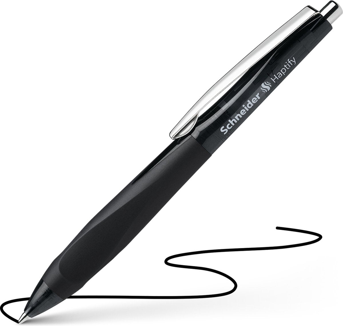 Strumenti da scrittura Schneider penna a sfera Schneider - Haptify - pennino m - nera - s-135301