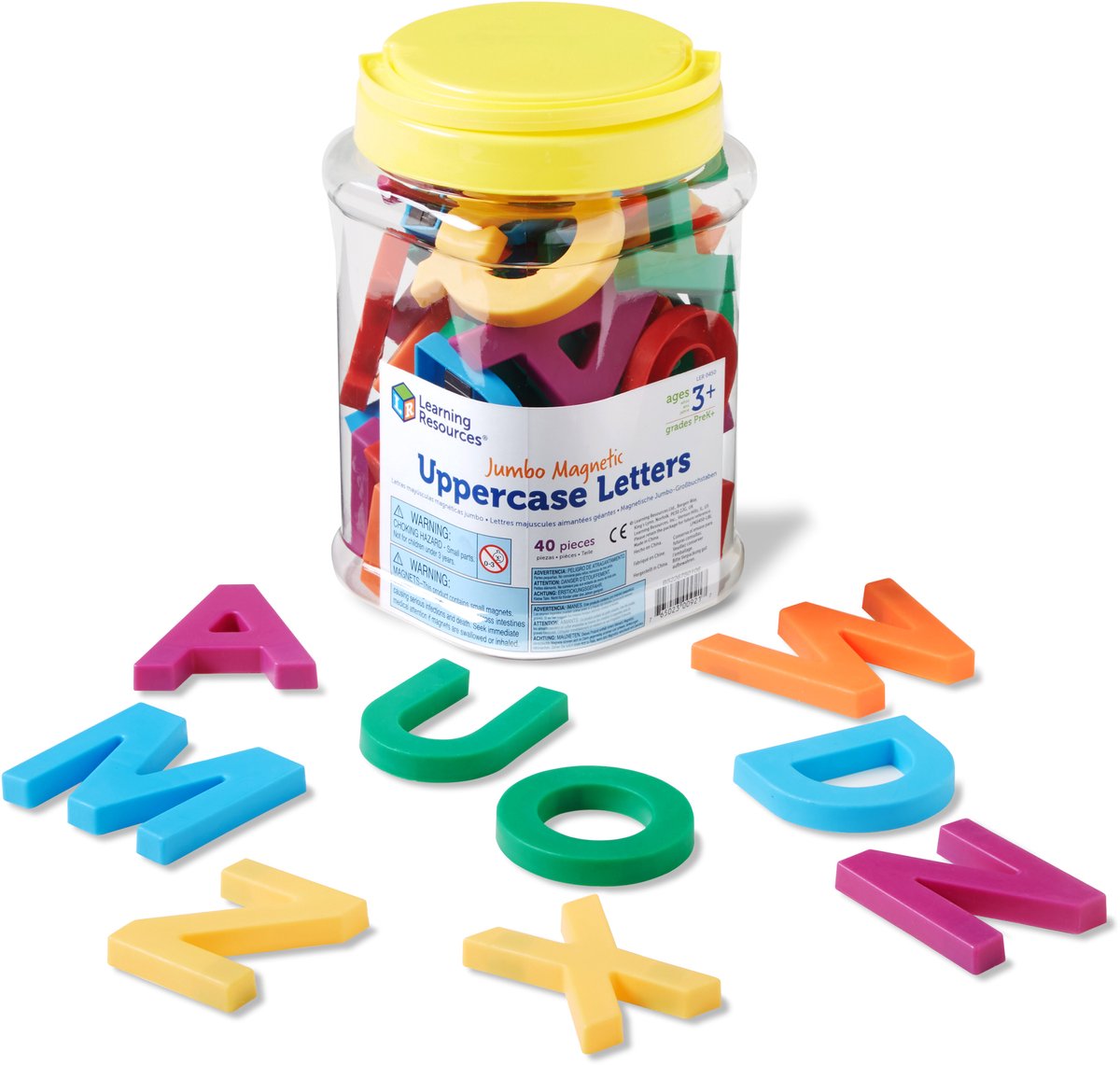 Learning resources magnetische alfabetletters - hoofdletters- 3+