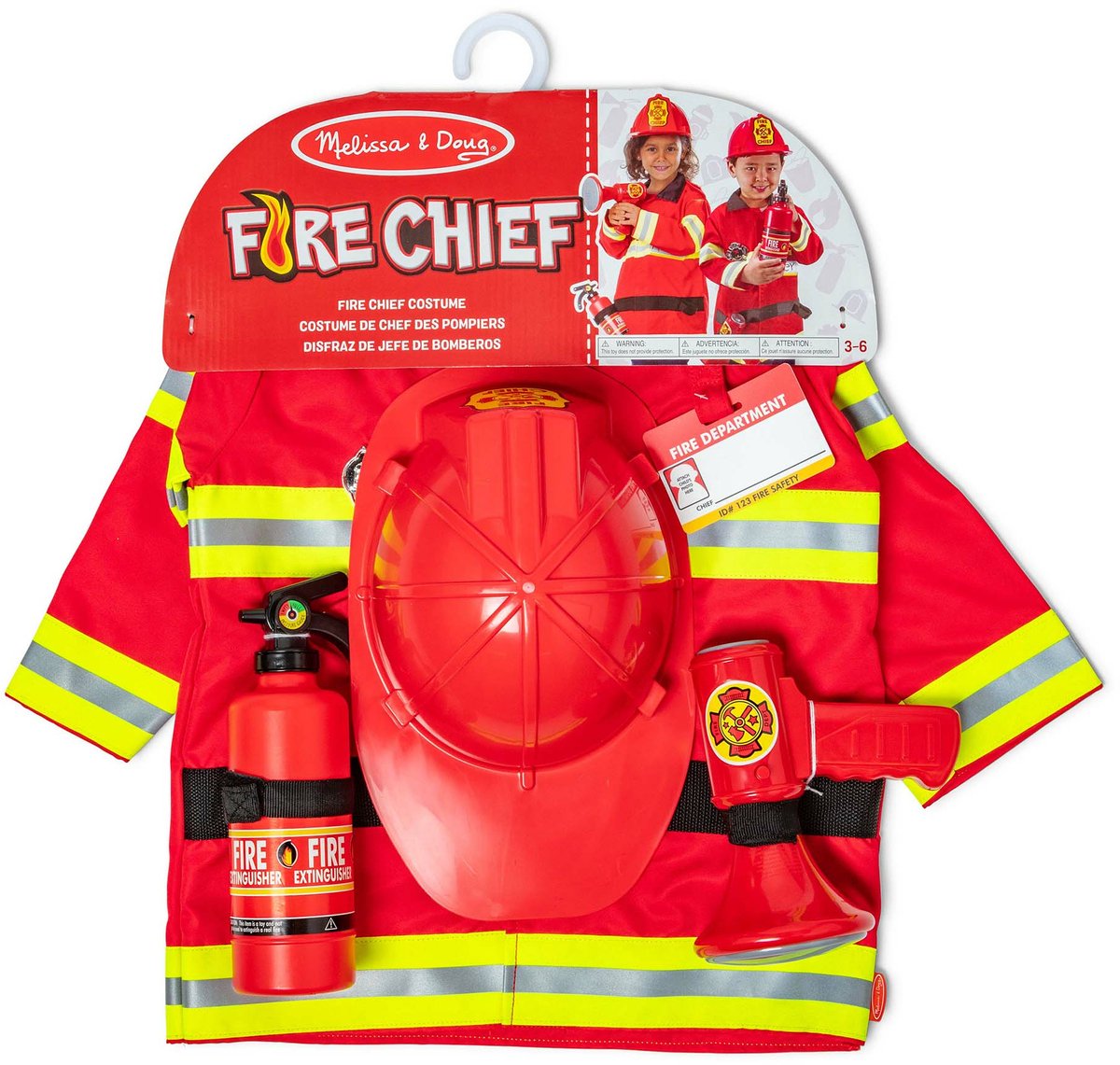 Melissa Doug Chief Chief Rol Play Set de disfraces