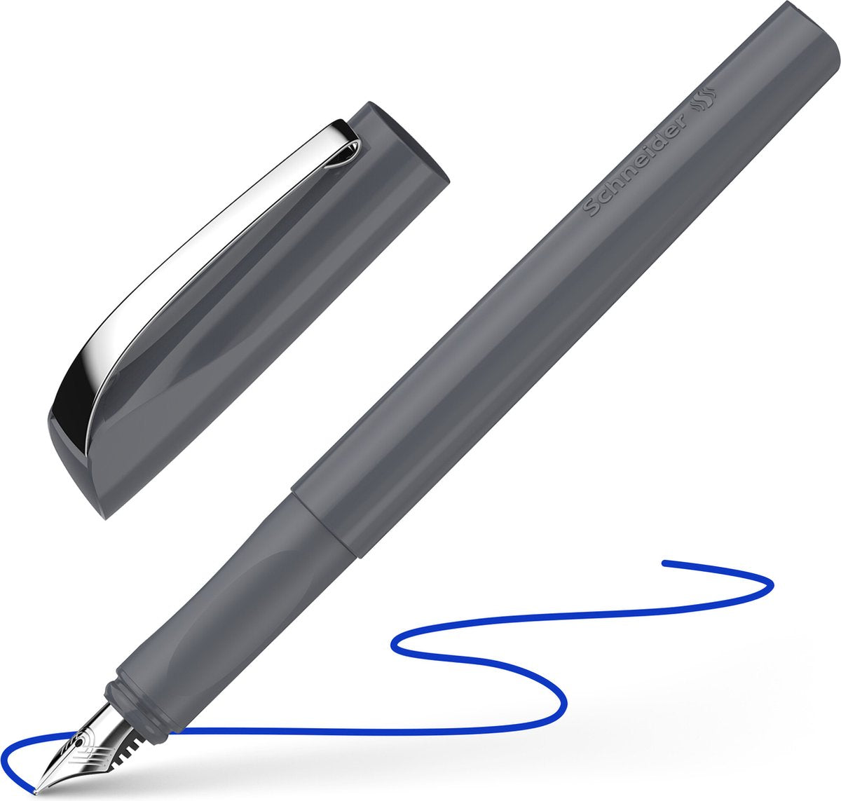 Pluma estilográfica schneider de instrumentos de escritura schneider - color ceod - piedra - punta m - s-168703