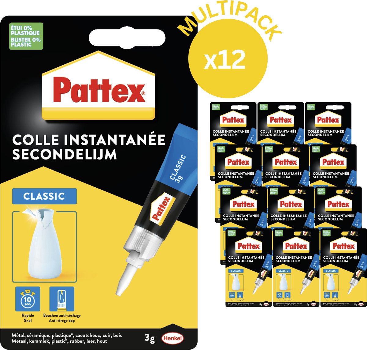 Pattex classico 12 x 3 g