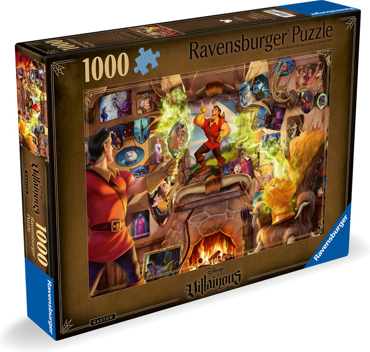 Puzzle Ravensburger Disney cattivo: Gaston - puzzle - 1000 pezzi