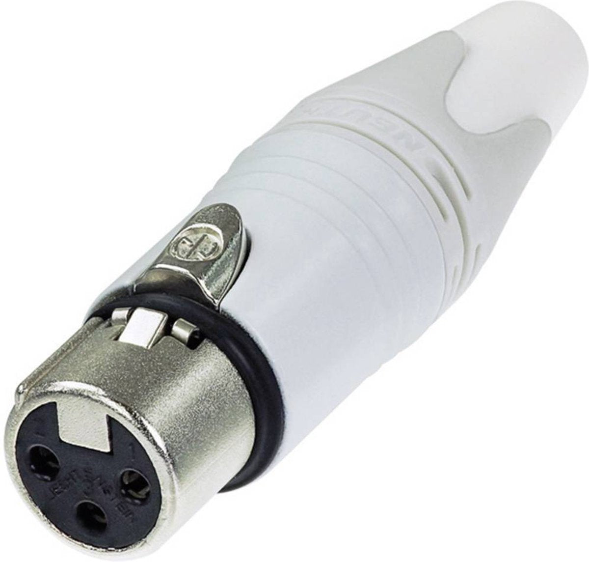 Neutrik nc3fxx-wt conector xlr, recto número de pines: 3 blanco 1 pieza(s)