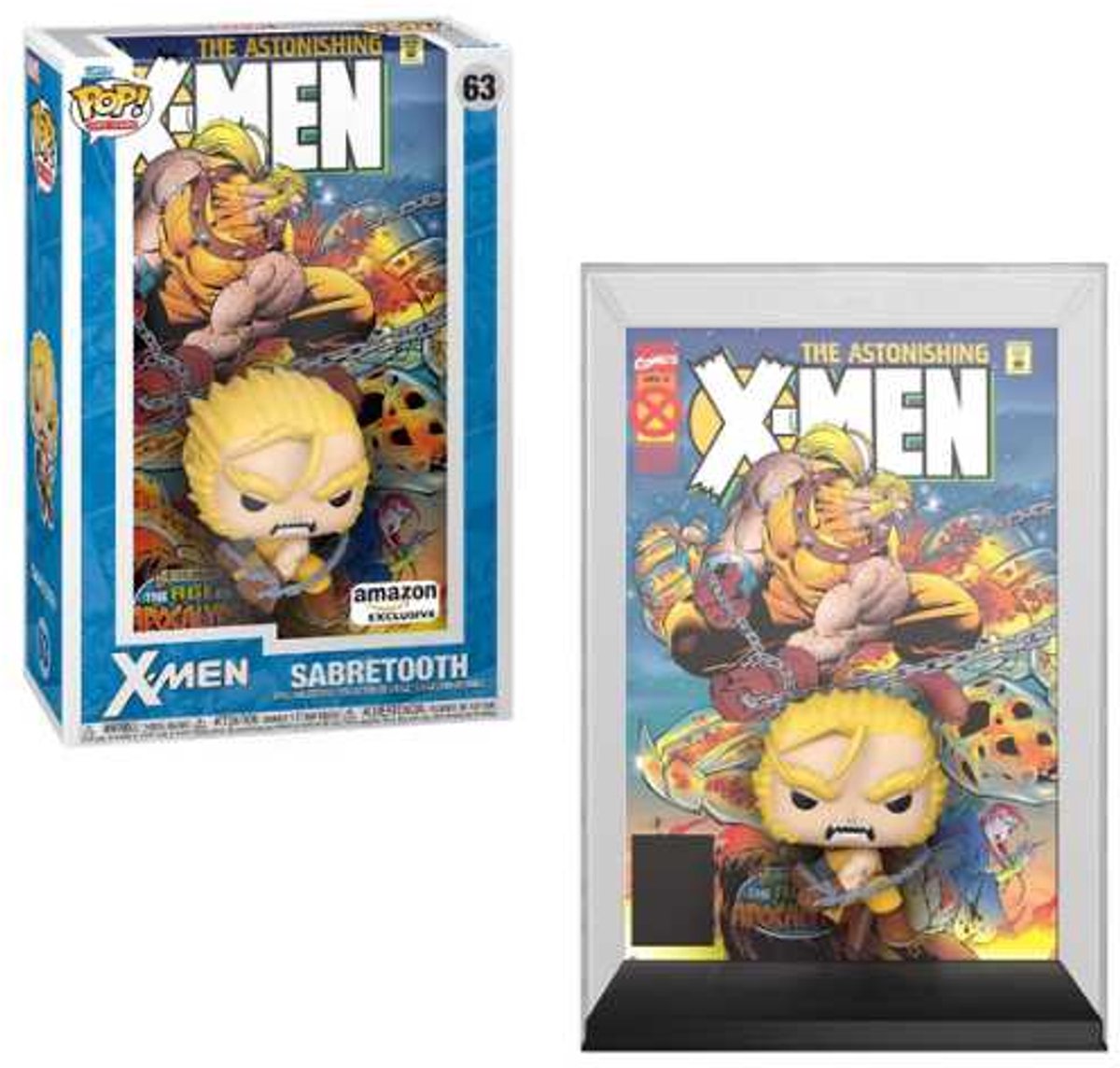 Funkopop! Marvel: X-Men - Sabretooth #63 AMZ esclusivo
