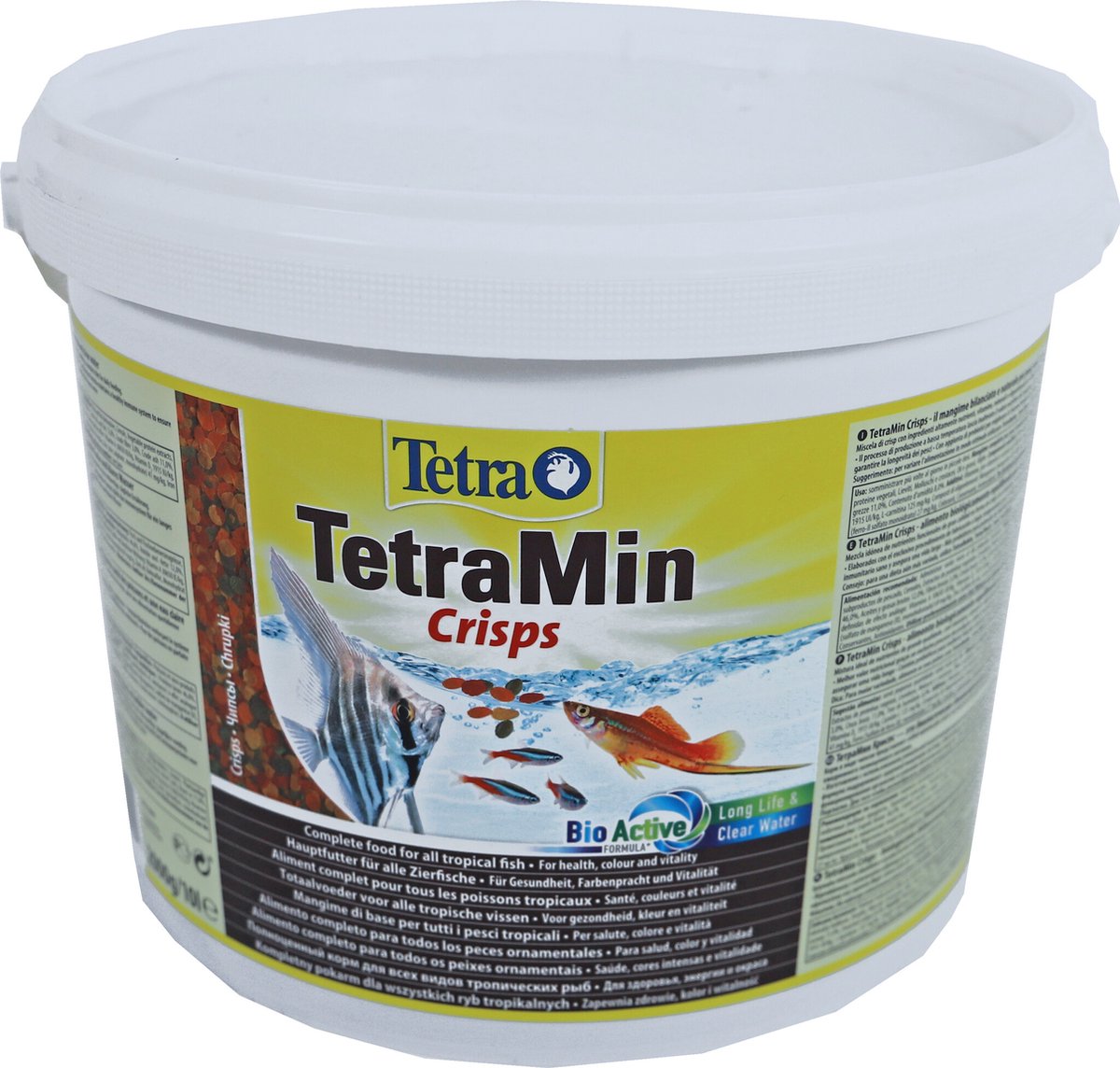 Tetra cibo per pesci visoni min per croccantini e mmer - 10 ltr