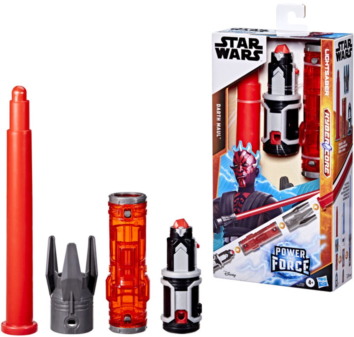 Star Wars sable de luz forja kyber core darth maul, sable de luz rojo personalizable