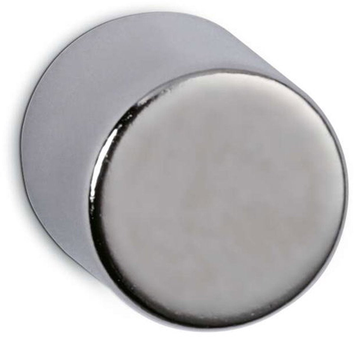 Imán maul redondo 4 piezas 4 kg acero metal neodimio magnético ø 1 x 1 cm plata