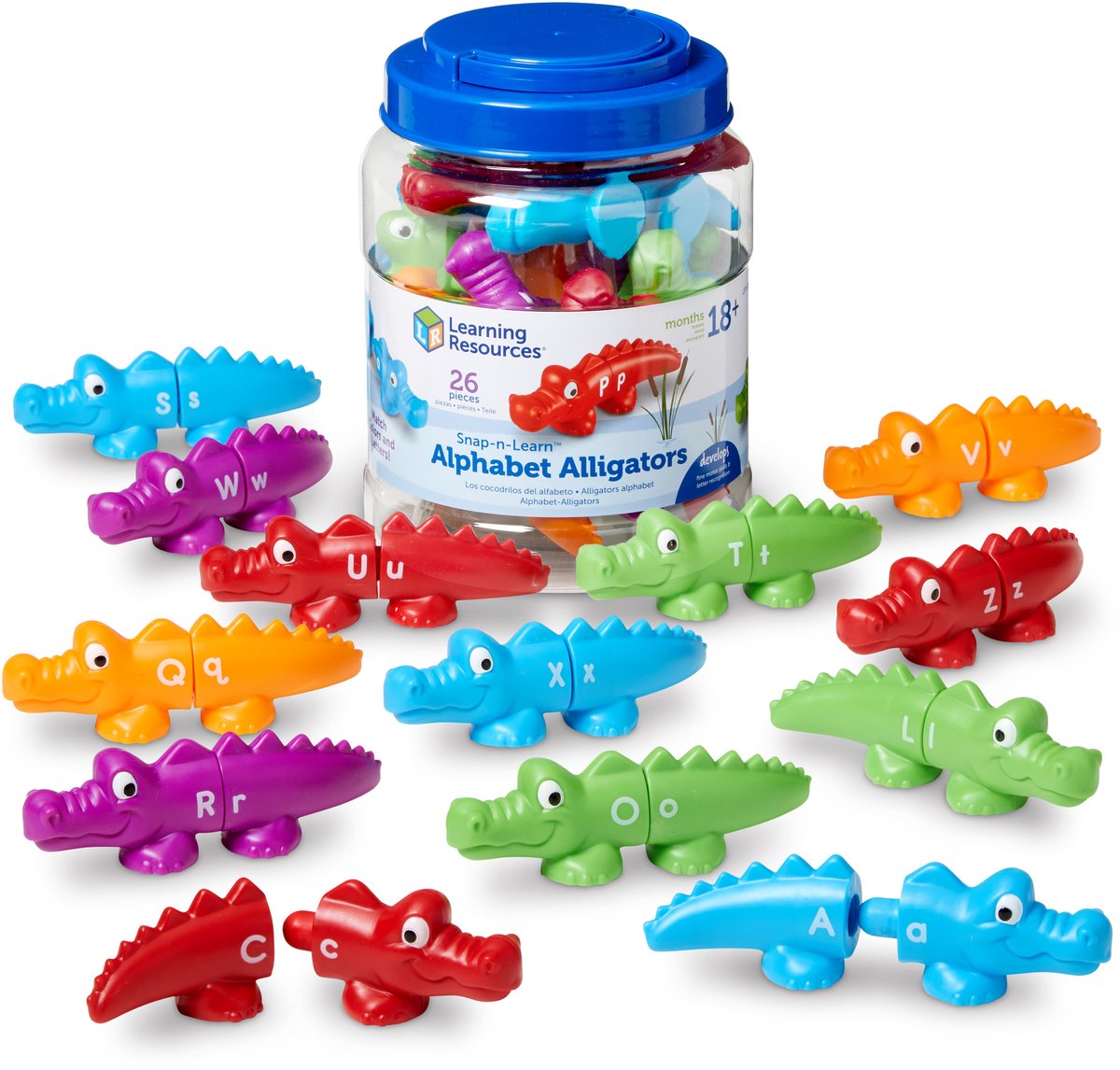 Learning resources snap-n-learnâ„¢ alphabet alligators - alfabet alligators - 2+