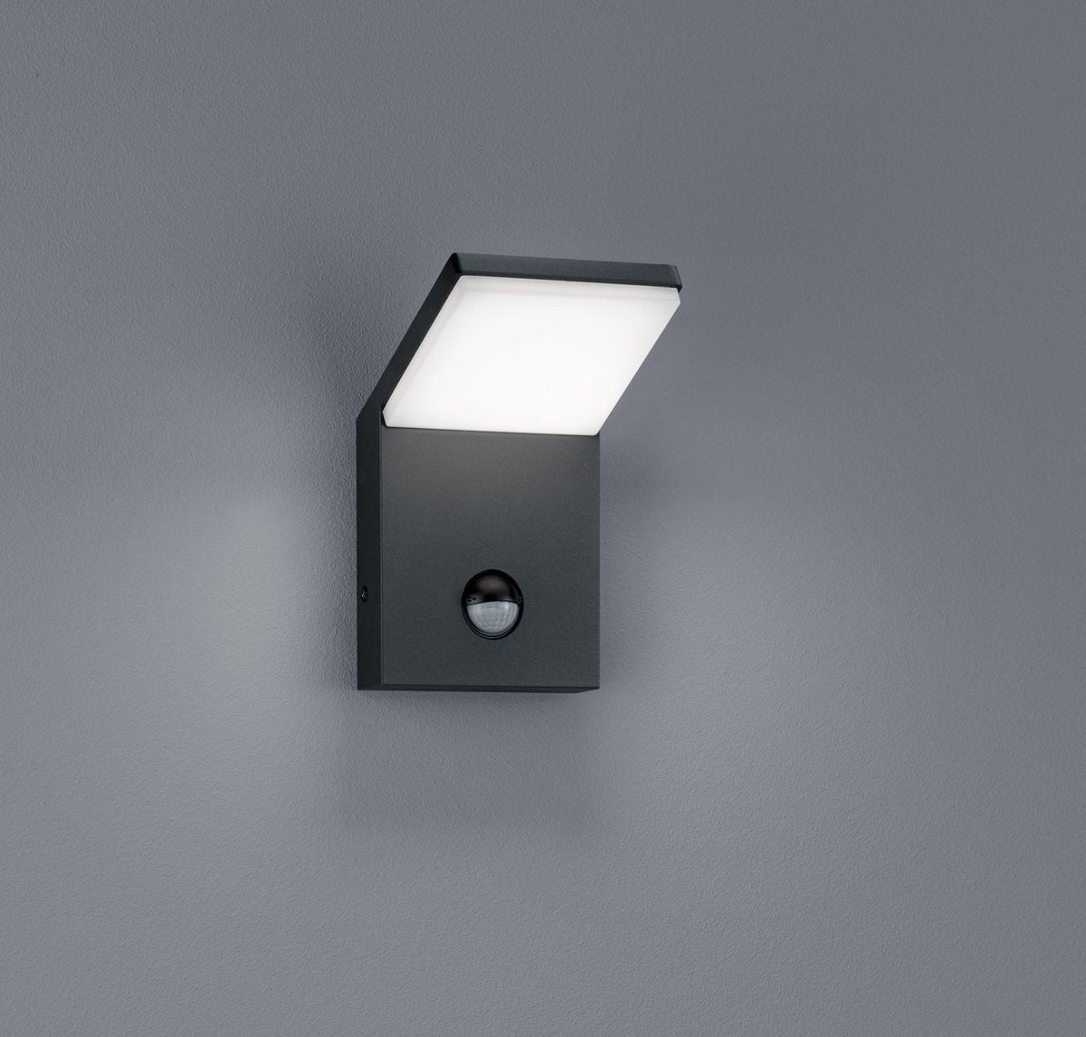 Trio pearl - wandlamp - antraciet - incl. 1x smd 8 w - dimbaar met schakelaar - niet extern dimmerbaar - geheugenfunctie - buitenverlichting - ip54