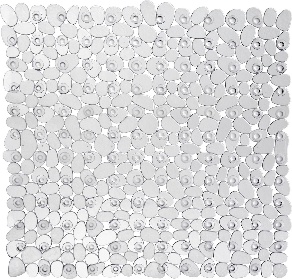 Wenko anti-slip douchemat paradise 54x54cm transparant - antislipmat voor douche - met zuignappen