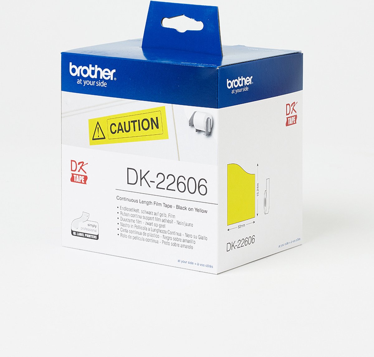 Brother dk-22606 - cinta de película autoadhesiva