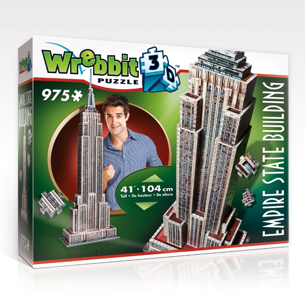 Edificio Wrebbit Empire State - Puzzle 3D - 975 piezas