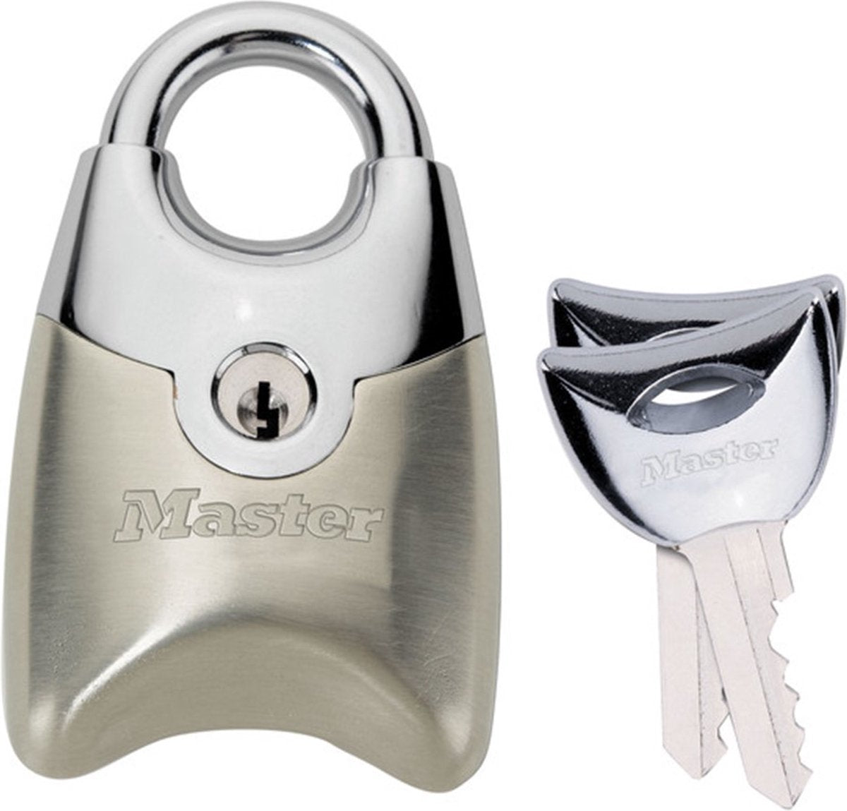 Lucchetto Masterlock Master Lock fusion 20 mm nichel set da 2 pezzi