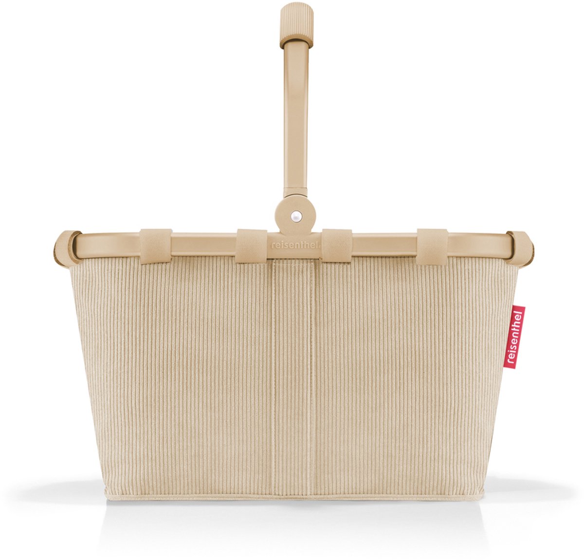 Cesta de la compra Reisenthel carrybag talla xs - 5l - estructura cordón beige arena
