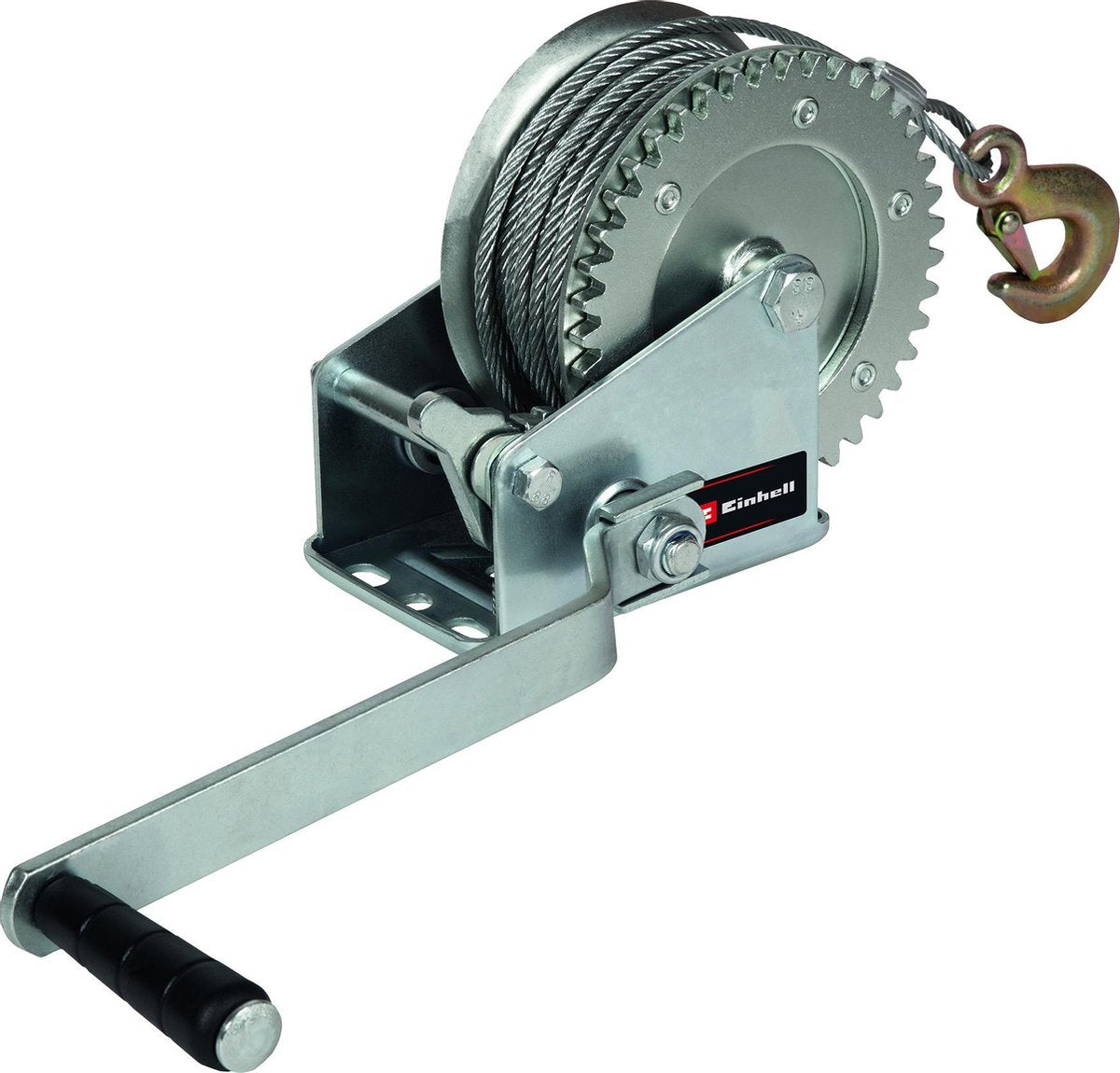Verricello manuale Einhell tc-wi 800 - peso massimo di traino: 800 kg - distanza massima: 20 m - freno automatico