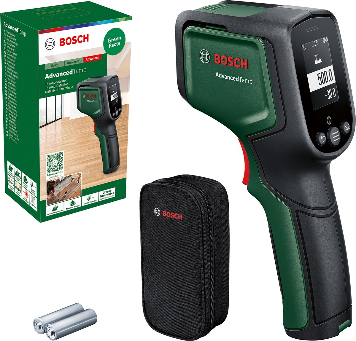 Contatore di calore Bosch advancedtemp - intervallo di temperatura da -30°c a +500°c