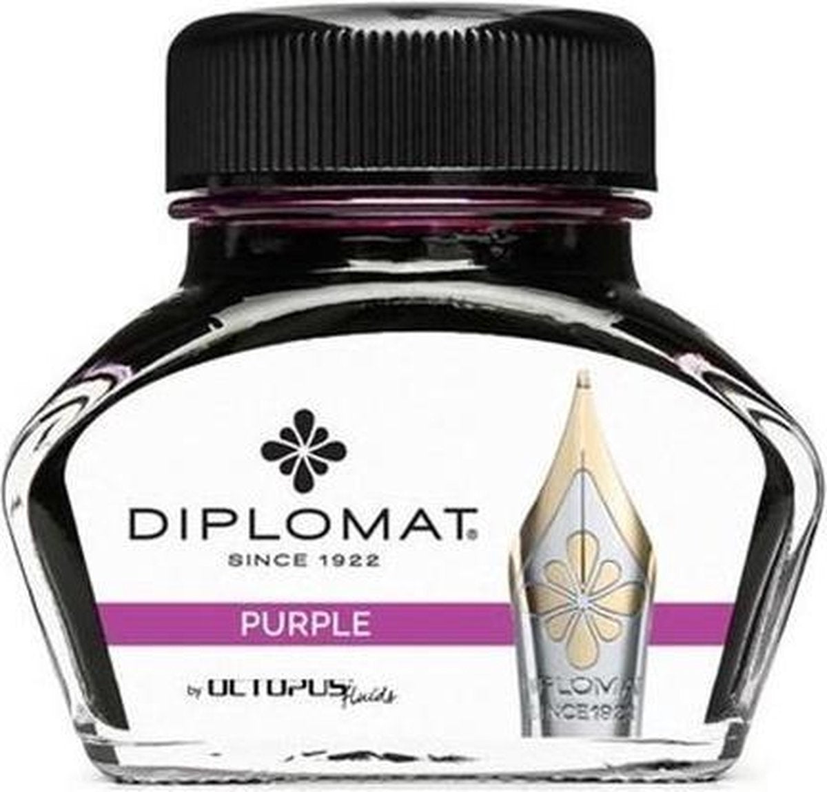 Inchiostro diplomatico diplo octopus 30 ml vetro viola