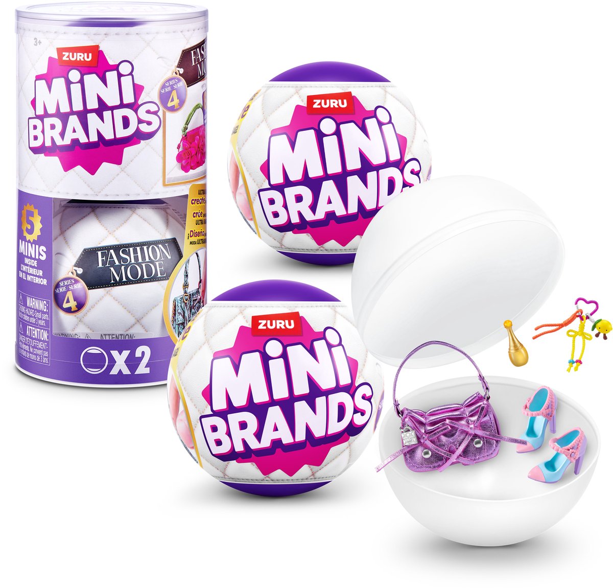 Mini brand accessori moda zuru - serie 4 - confezione da 2