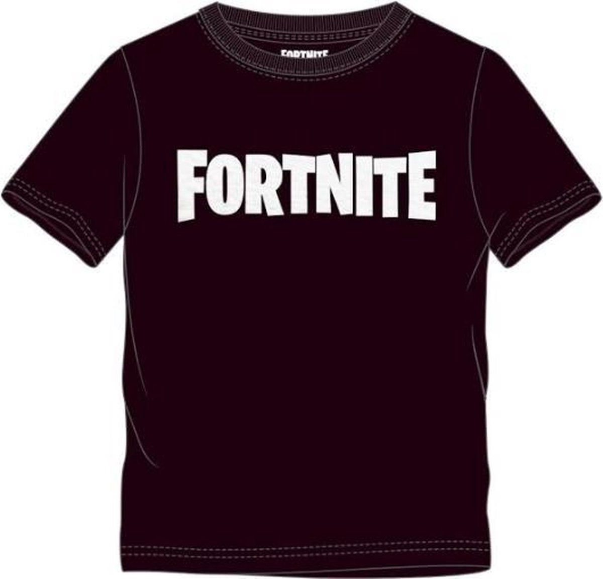 Epic games fortnite - maglietta nera con logo bambini 164 cm -14 anni