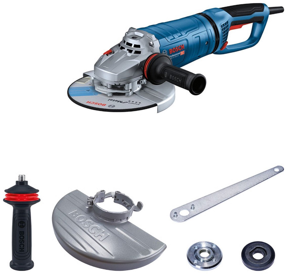Amoladora angular bosch blue gws 27-230 años profesional 2700w 230 mm - 06018c7300