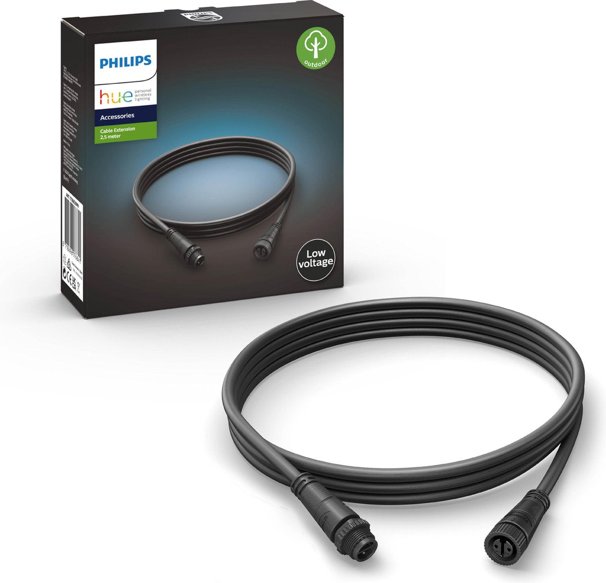 Cable de extensión exterior Philips Hue para uso en exteriores - 2,5 metros