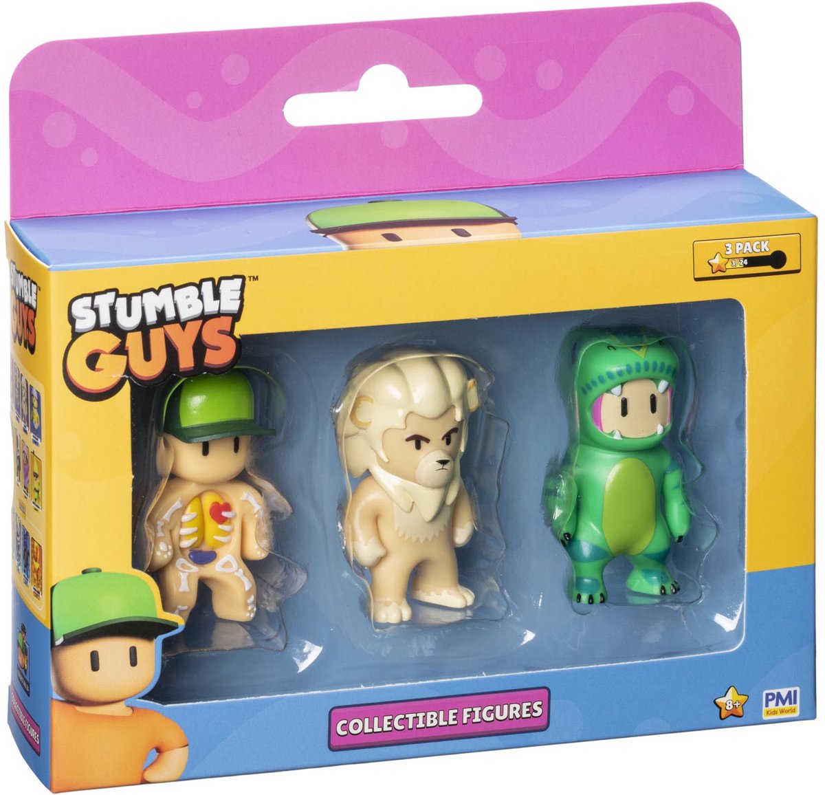 Boti Stumble Guys Active Figures, 3-pack