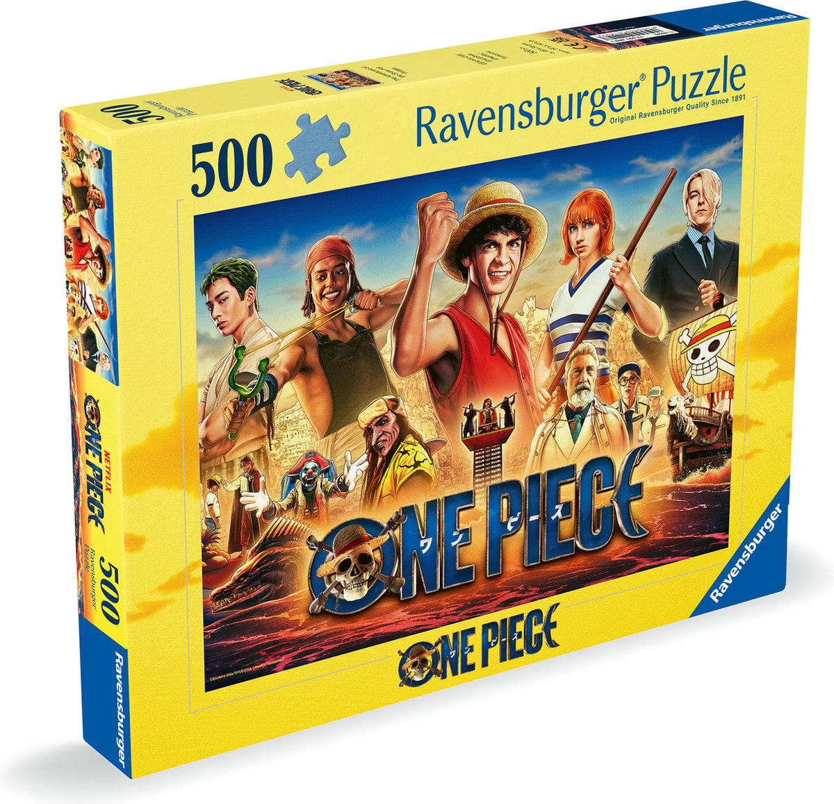 Ravensburger - One Piece (Live Action) - Puzzle - 500 pezzi