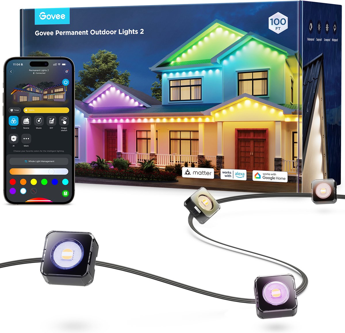 Govee Luces al aire libre permanentes 2 (30 m)