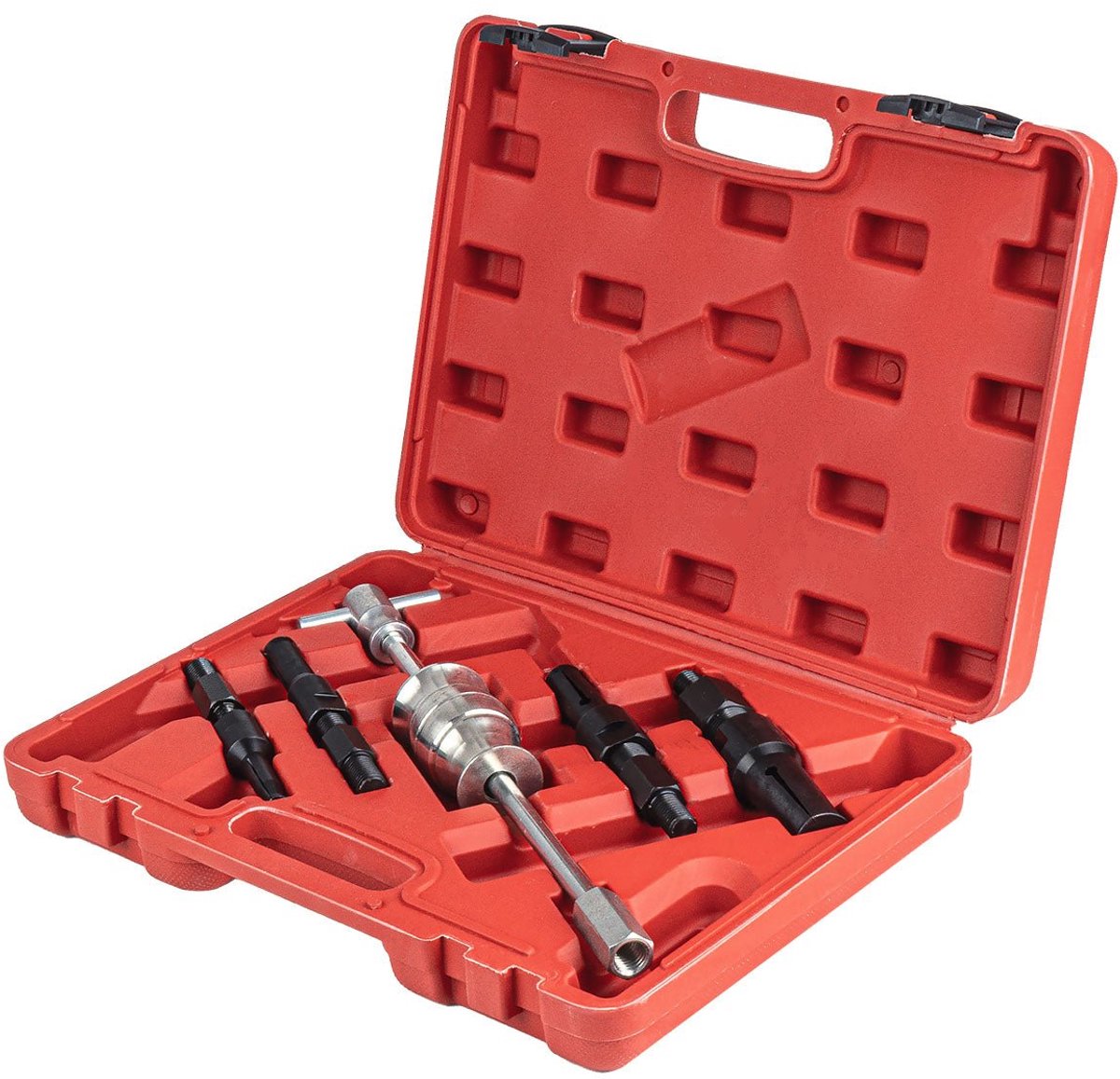 Set estrattore per cuscinetti con martello inerziale Amio - Attrezzi di smontaggio professionali da 5 pezzi 10-32 mm