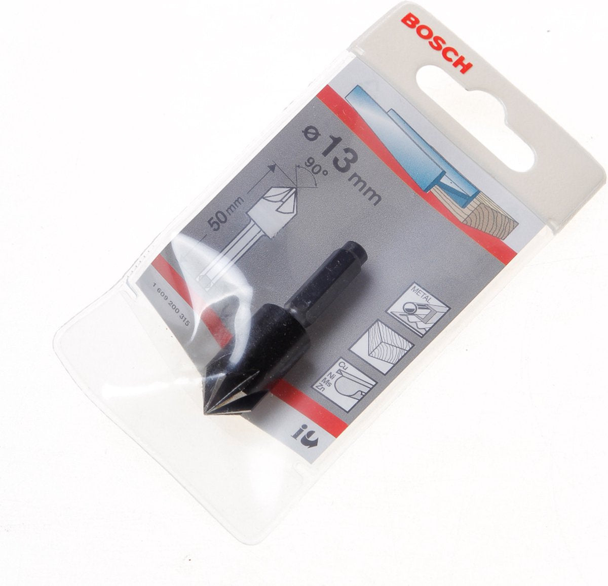 Punta svasatrice conica Bosch 1609200315 - 13x50mm - 90
