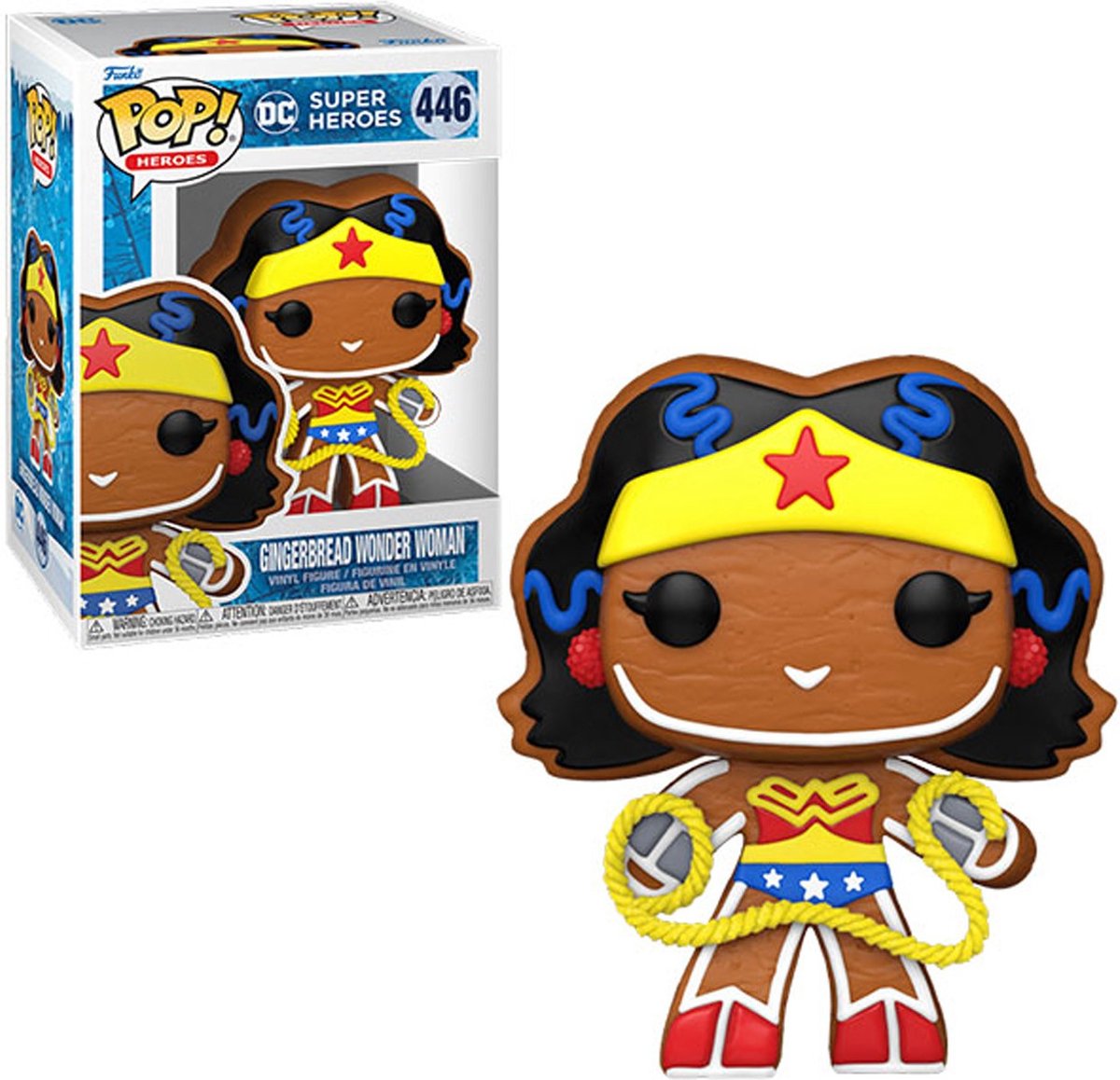 DC Comics Funko Mujer Maravilla - Vacaciones 2022 Pop! Figura coleccionable Heroes Wonder Woman 9 cm - multicolores