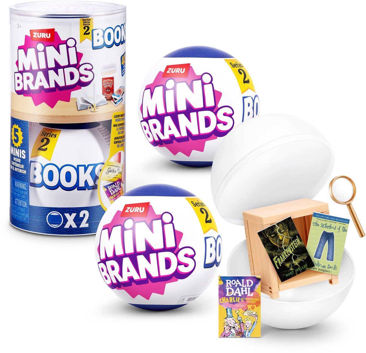 Mini marche mini libri serie 2 capsule 2 pezzi da zuru