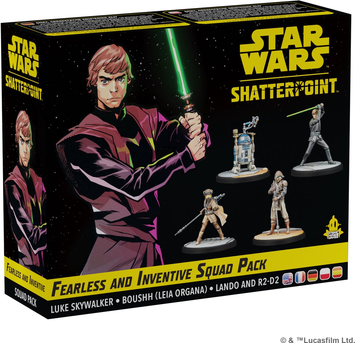 Giochi di massa atomici Star Wars Breakpoint Squad Pack impavido e creativo - en fr de pl es