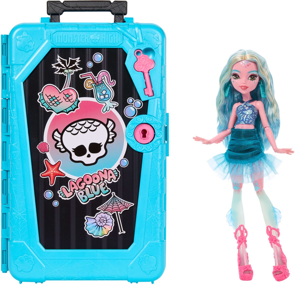 I segreti di Monster High Skulltimate - Lagoana Blue Oasis - Bambola alla moda