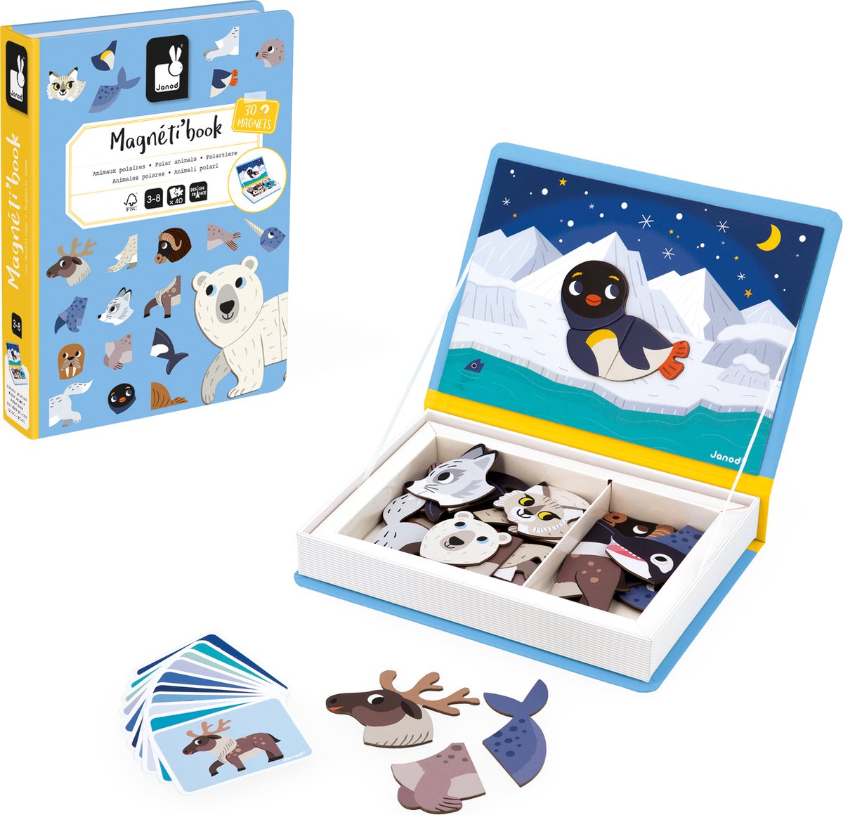Janod - magnetibook - animales polares