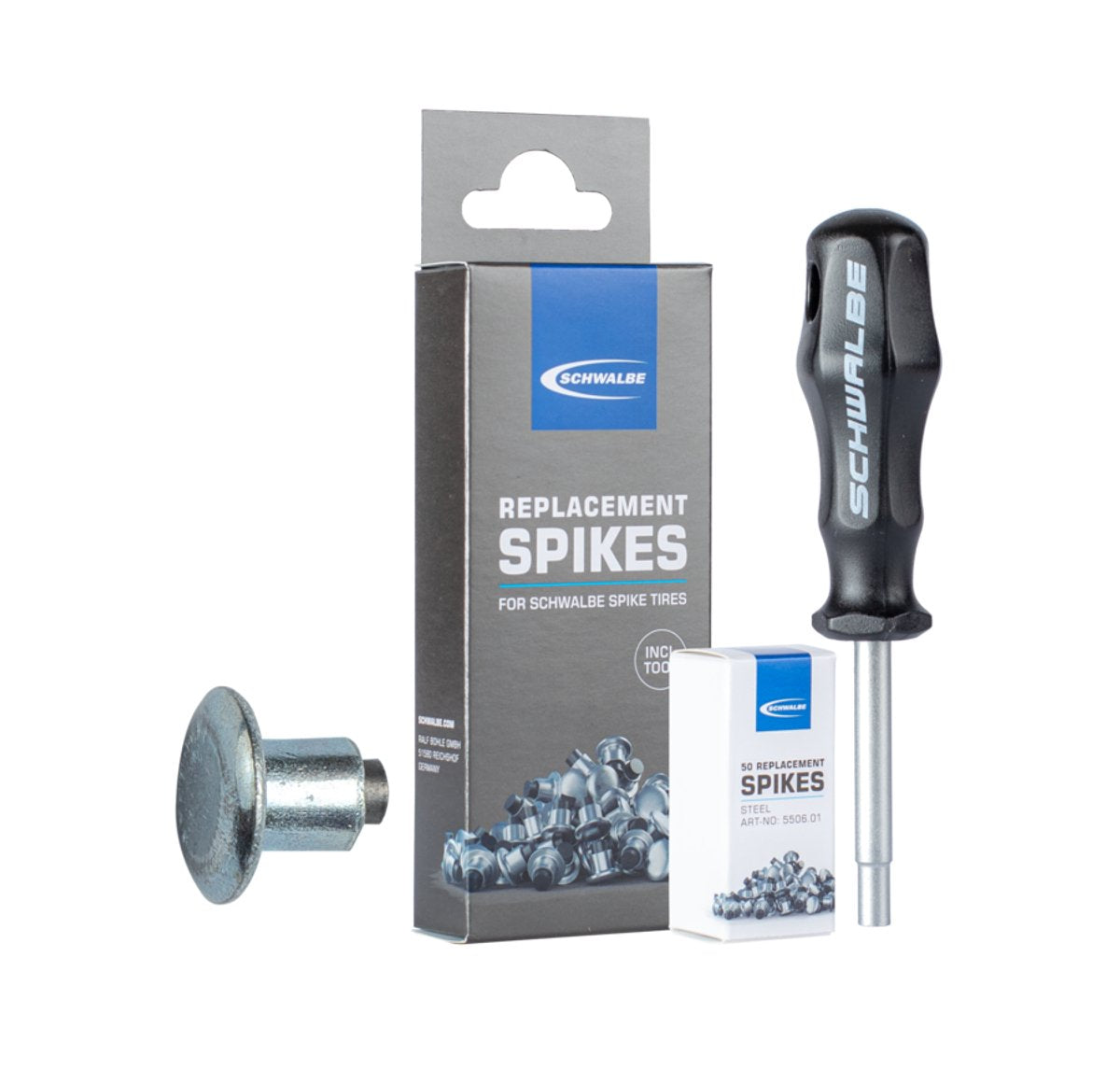 Clavos Schwalbe 50uds.con herramienta