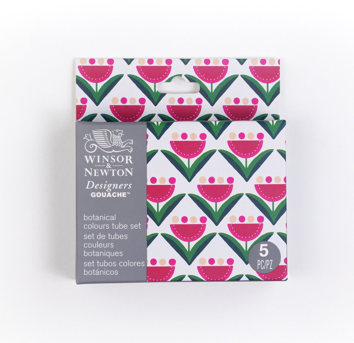 Winsor Newton 0690183 Designer Gouache Botanical Set 5x14ml – Guazzo di alta qualità per illustrazioni floreali e botaniche