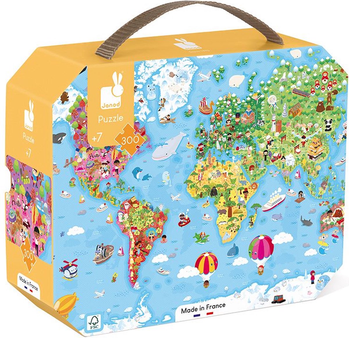 Janod - puzzle - grande mondo