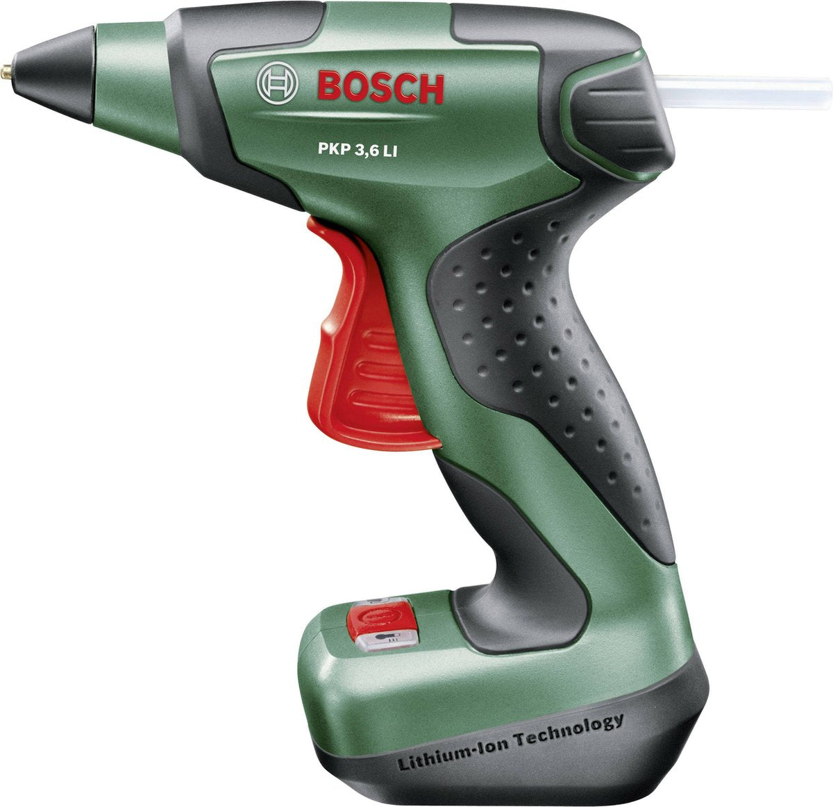 Pistola de pegamento inalámbrica bosch pkp 3.6 li