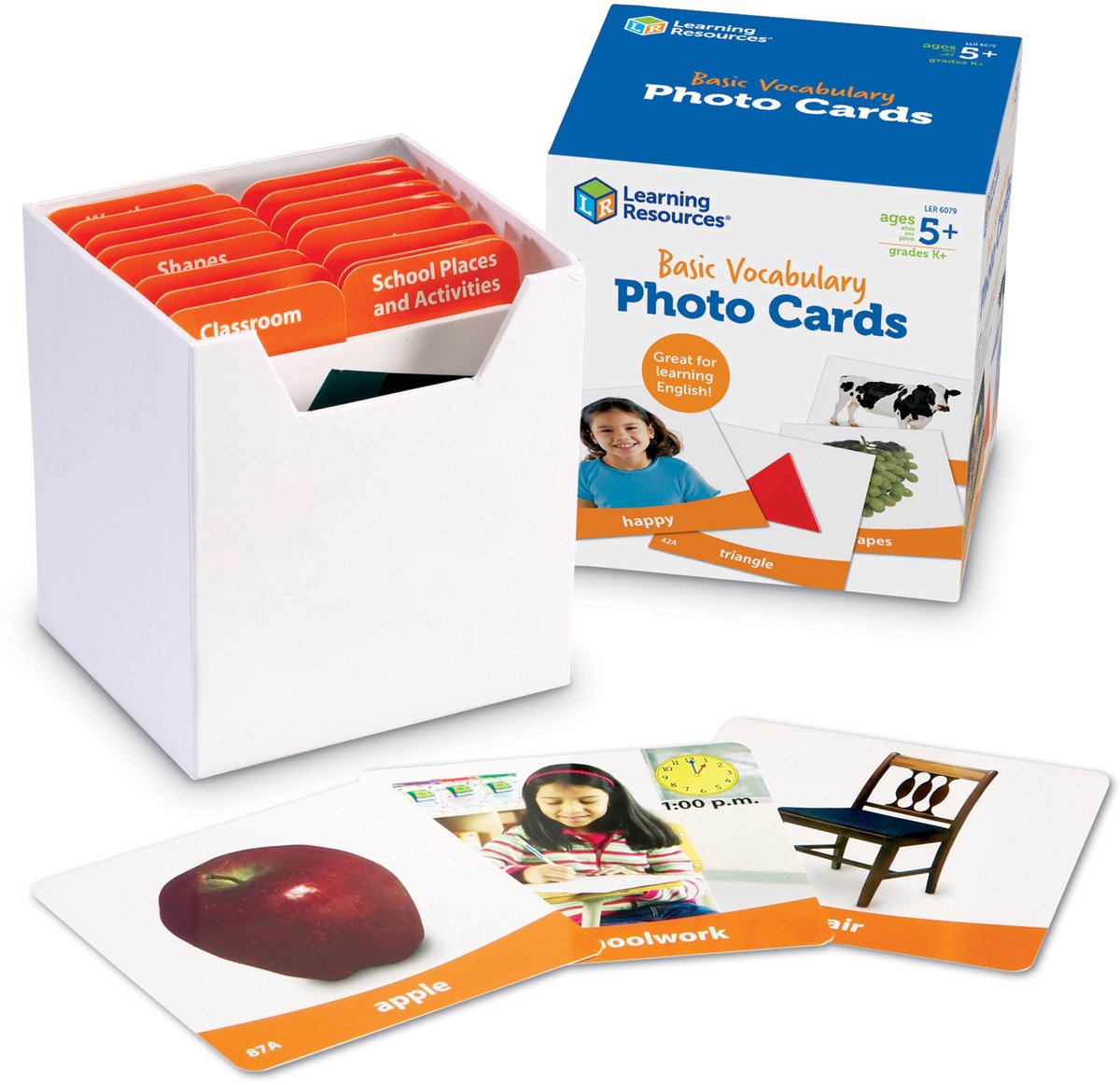 Learning resources basiswoordenschat fotokaarten - 5+