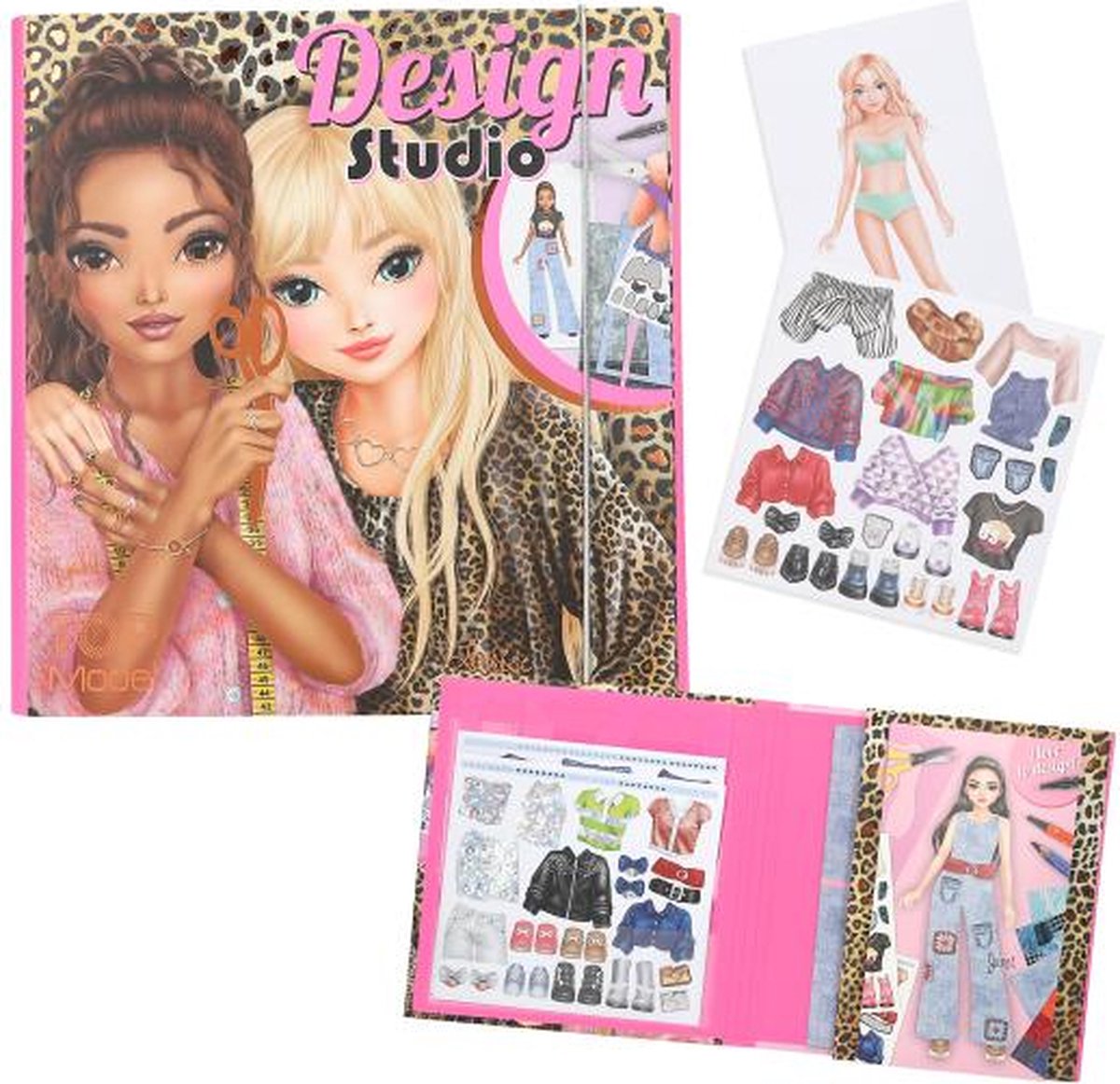 Libro para colorear Depesche - top model - crea tu estudio de diseño top model