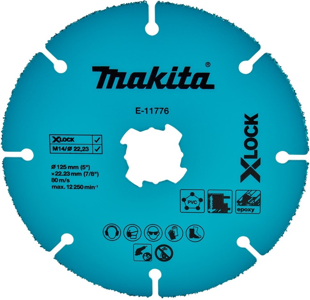 Disco da taglio accessori Makita 125x22,23x2,0mm - e-11776 e-11776