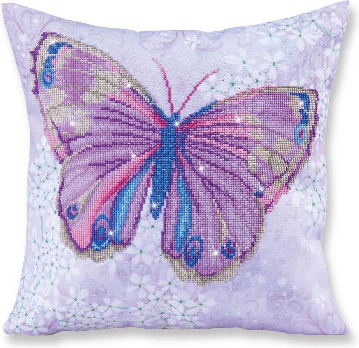 Diamond dotz® farfalla viola - pittura diamante (38x38 cm)