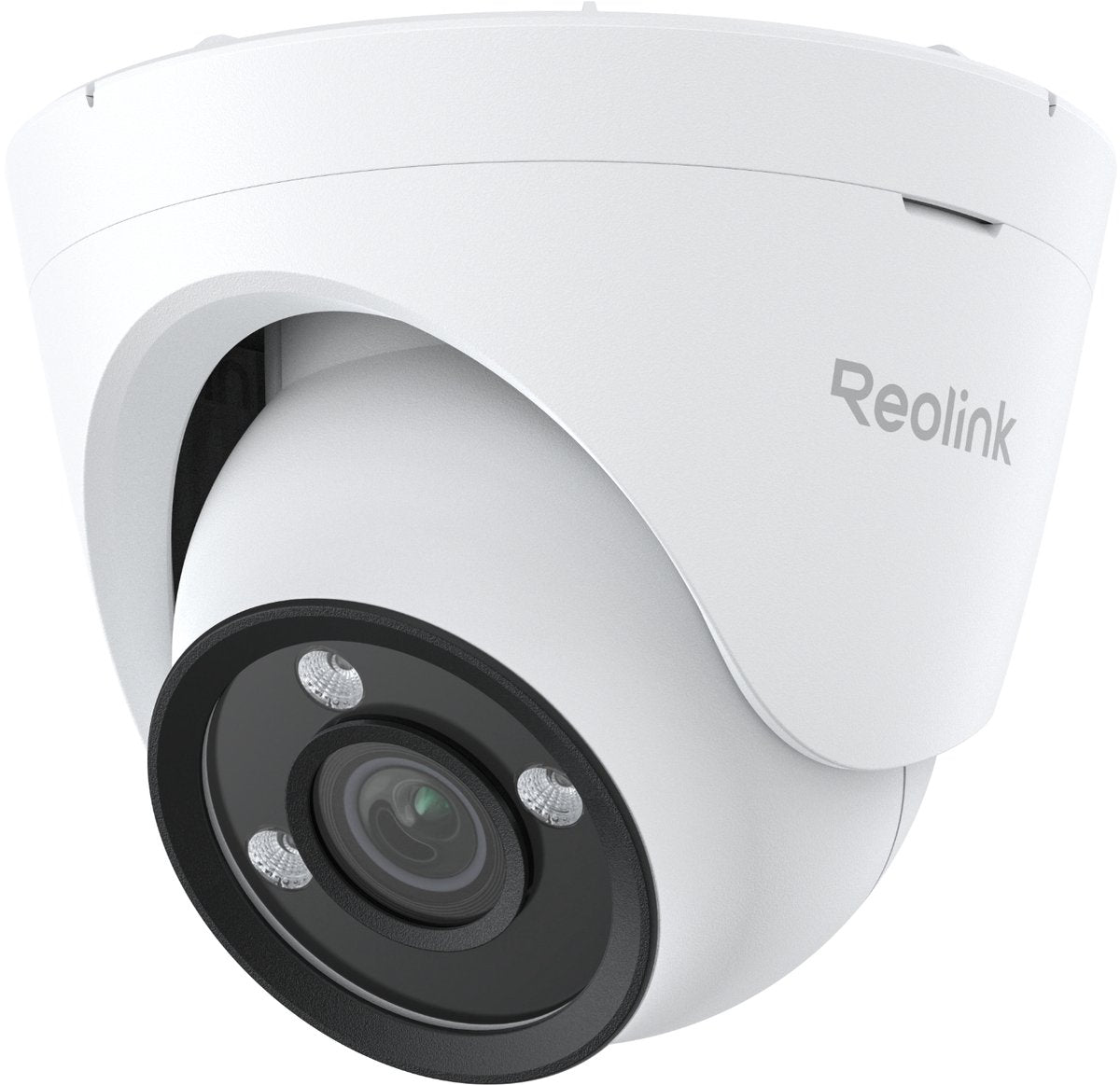 Reolink Cámara Domo ColorX Poe, 4K UHD, Visión Nocturna en Color Verdadero, Súper Apertura F1.0, Sensor de Imagen de 1 1.8'', Tecnología HDR, Detección Persona-Vehículo-Animal, Alarma Foco-Sirena