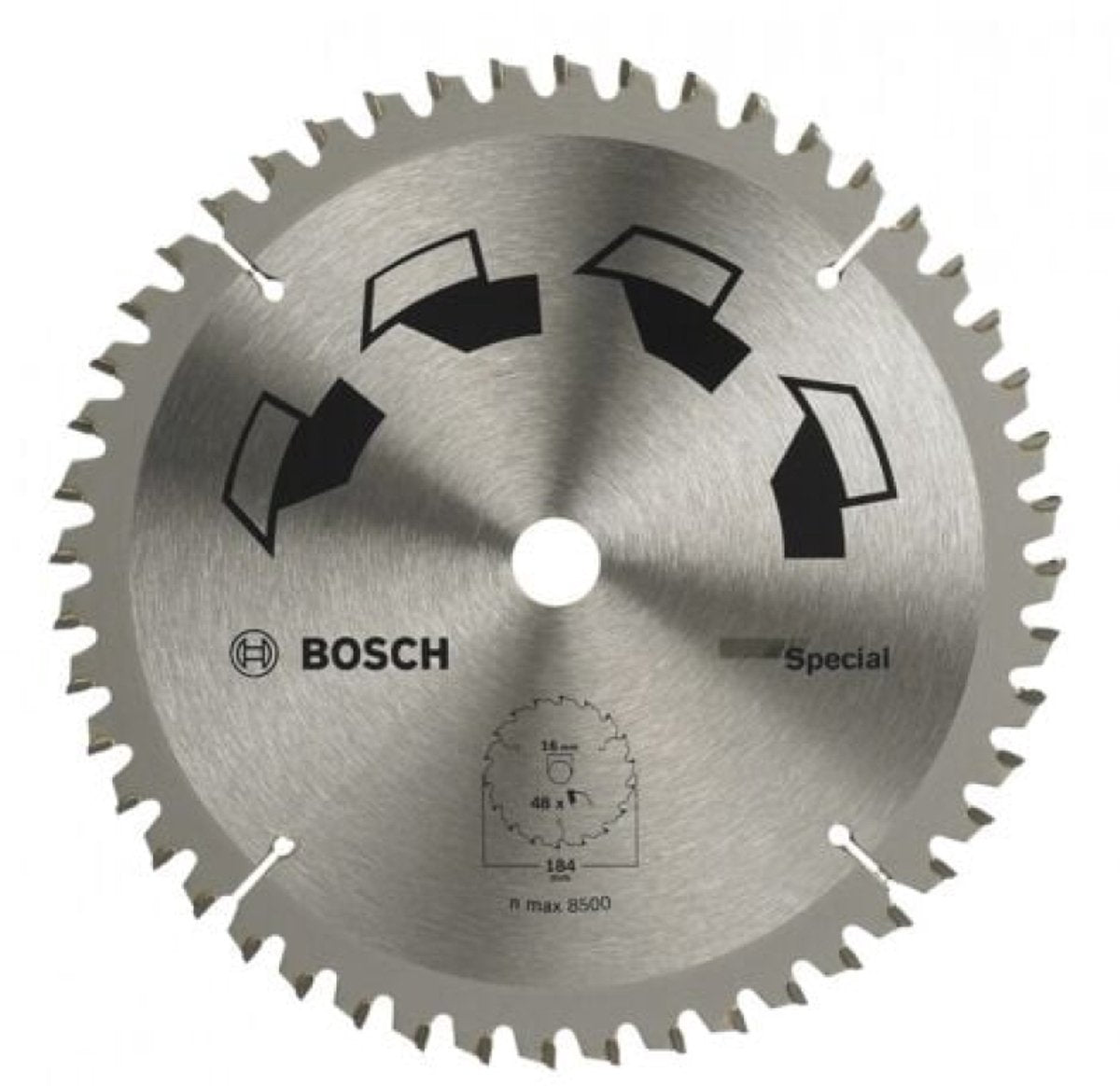 Hoja de sierra circular Bosch especial 184x2x16 -,t48 (1)