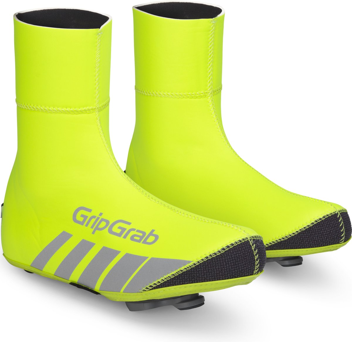Copriscarpe invernali impermeabili Gripgrab racing termo ad alta visibilità