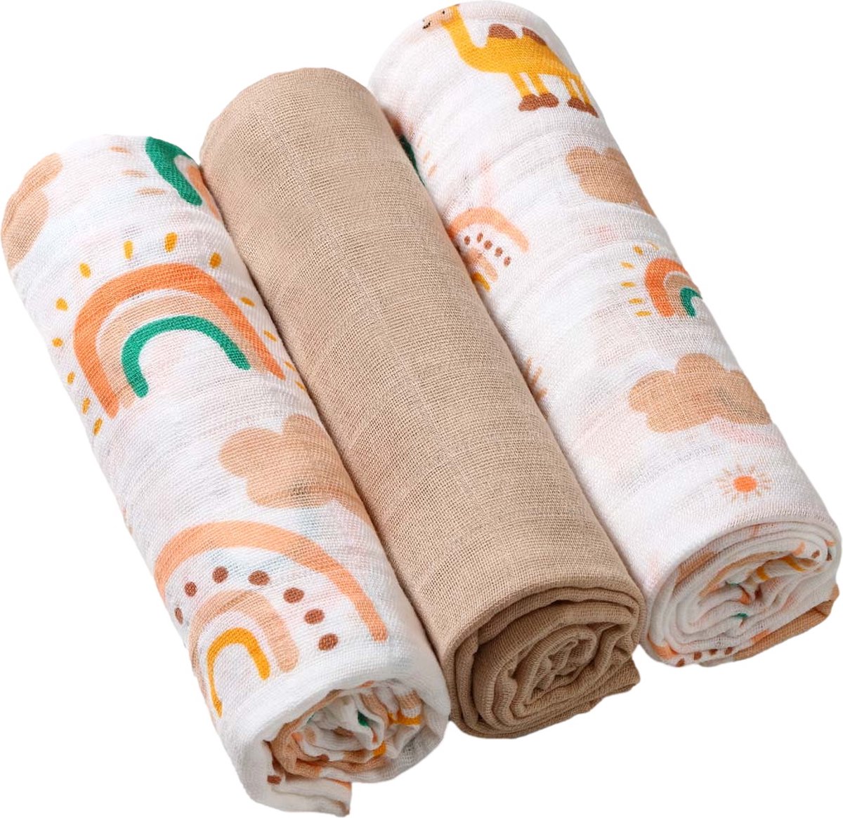 Babyono baby ono 3 pezzi pannolini idrofili beige